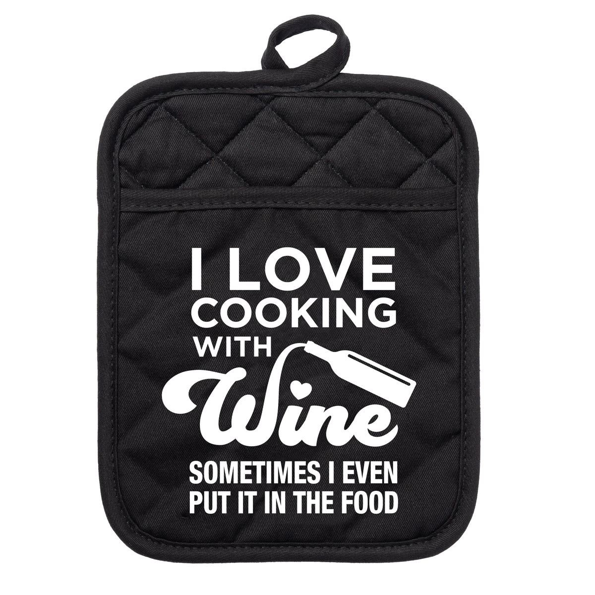 Cooking w/Wine - Pocket Pot Holder – Chris's Stuff, Inc