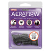 Aeraflow 2-Pack Wine Pourer & Aerator Set - Black (Retail Peg Packaging)