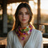 Interchangeable Sun Hat Scarf Accessory – Late Harvest Glow