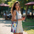 Insulated Two Bottle Bag - Colored Wine Bottles