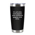 Shits and Giggles Insulated Travel Tumbler - Black