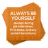 Funny Cocktail Napkins - Always be yourself