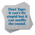 Funny Cocktail Napkins - Duct Tape