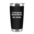 Giveashitometer Insulated Travel Tumbler - Black