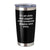 Insulated Travel Tumbler - Black- Shits and Giggles