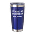 Insulated Travel Tumbler - Blue - Giveashitometer