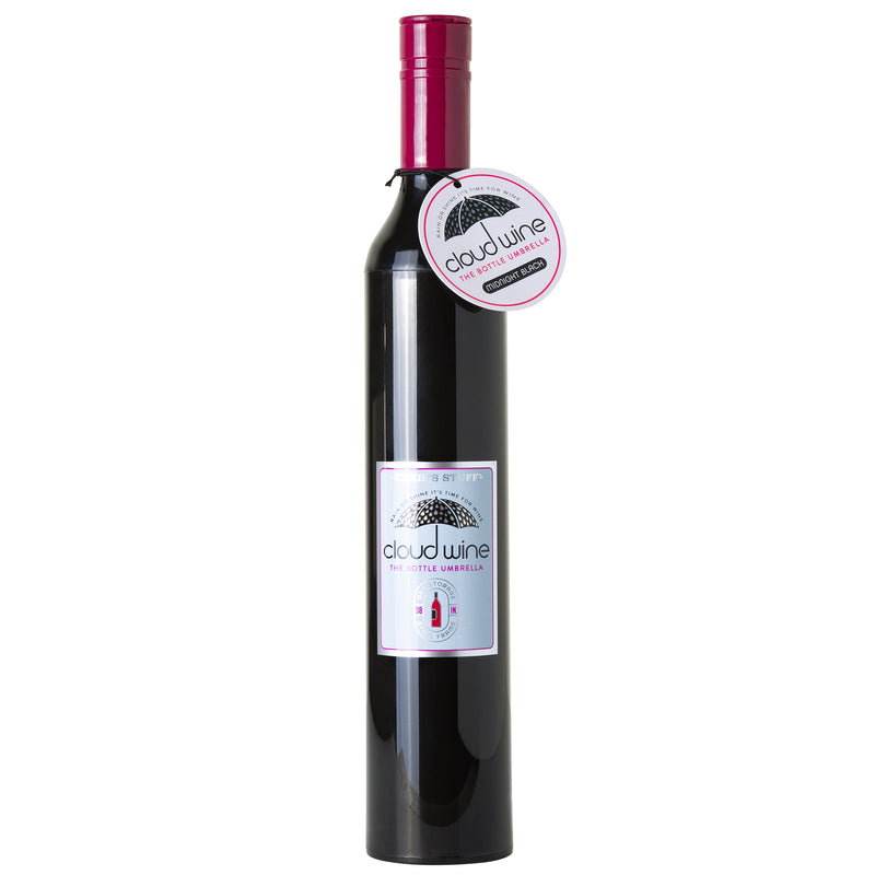 Wine Bottle Umbrella - Midnight Black – Chris display picture 1