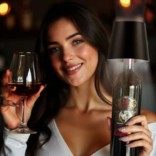 NEW! Wine Bottle Lamp - Black – Chris's Stuff, Inc