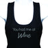 You had me at Wine Rhinestone Tank Top