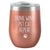 Drink Wine, Pet Cat - Insulated Tumbler-Rose Gold