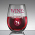 Wine: Because Democrats - Stemless Wine Glass