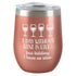 Day without Wine - Insulated Tumbler - Rose Gold