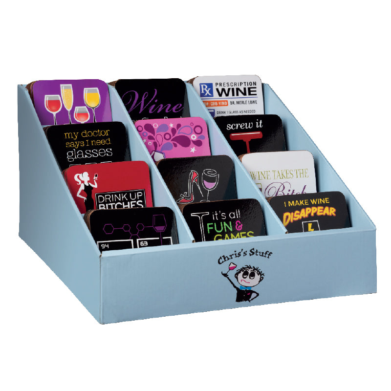 Coaster Display Set Coasters Display *WHOLESALE CUSTOMERS ONLY* – Chris's Stuff, Inc