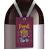 Friends and Wine Wine Bottle Gift Tag