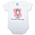 House White Baby Romper - Pink
