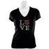 Love (w/ Paw) Rhinestone Shirt
