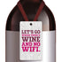 Wine and No Wifi Wine Bottle Gift Tag   *Blow Out*