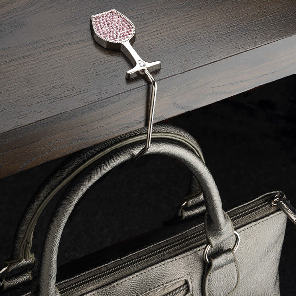 Foldable Handbag Hook original with Crystal