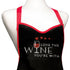 Sweetheart Rhinestone Apron - Love the Wine